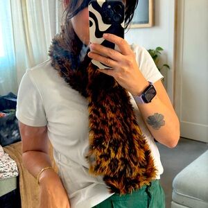 Jcrew animal print scarf